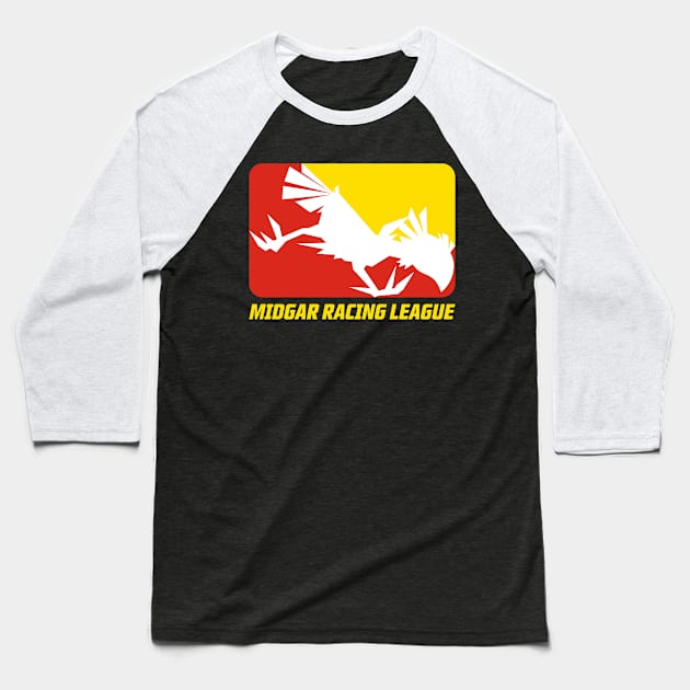 Midgar Racing League Baseball T-Shirt by merimeaux